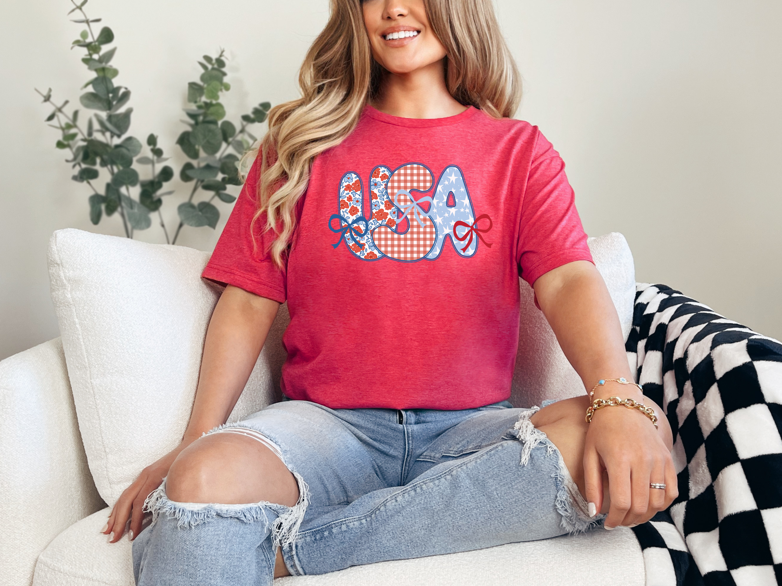 USA Patriotic Graphic Tee