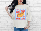 Bad Day to be a Hot Dog Comfort Colors Graphic Tee